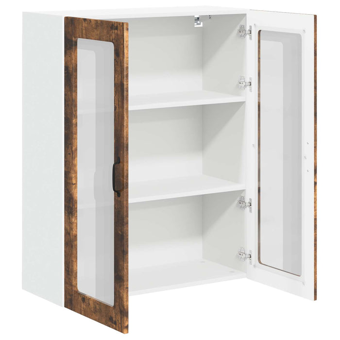 Dulap suspendat de bucătărie Stejar fumuriu 80 x 31 x 100 cm - WALTI WALTI