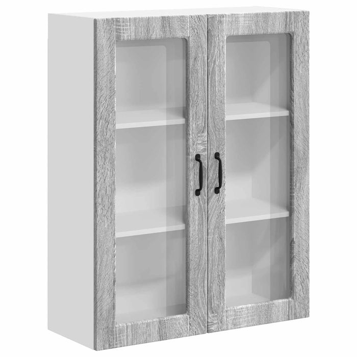 Dulap suspendat de bucătărie cu ușă Gri Sonoma 80 x 31 x 100 cm - WALTI WALTI