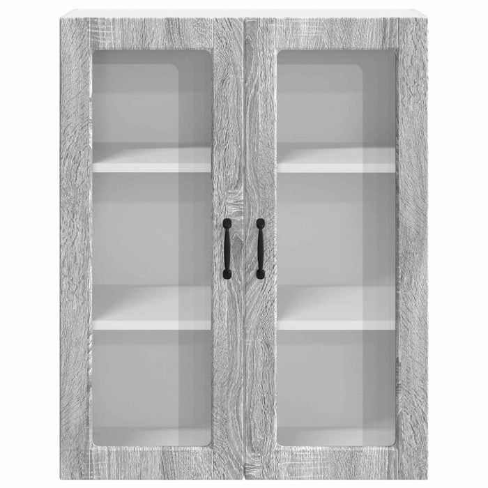 Dulap suspendat de bucătărie cu ușă Gri Sonoma 80 x 31 x 100 cm - WALTI WALTI