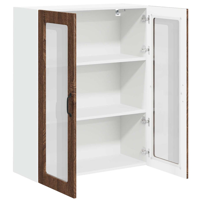 Dulap suspendat de bucătărie Stejar închis 80 x 31 x 100 cm - WALTI WALTI