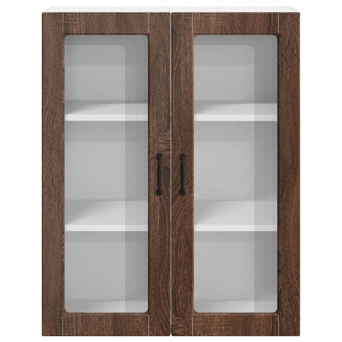 Dulap suspendat de bucătărie Stejar închis 80 x 31 x 100 cm - WALTI WALTI
