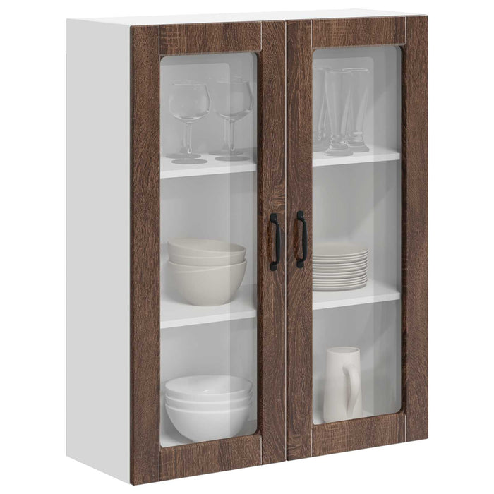 Dulap suspendat de bucătărie Stejar închis 80 x 31 x 100 cm - WALTI WALTI