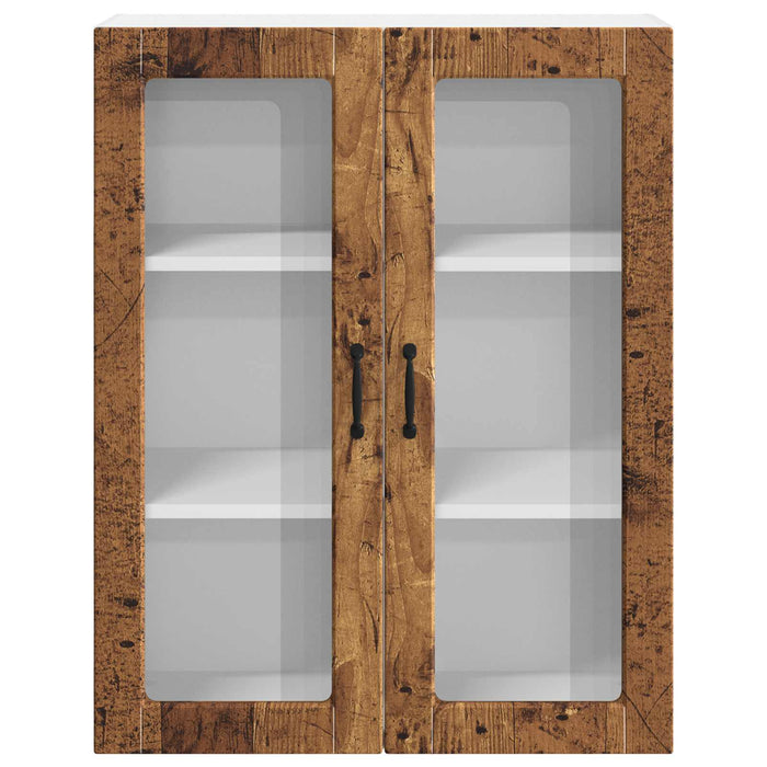Dulap suspendat de bucătărie cu ușă Lemn vechi 80 x 31 x 100 cm - WALTI WALTI