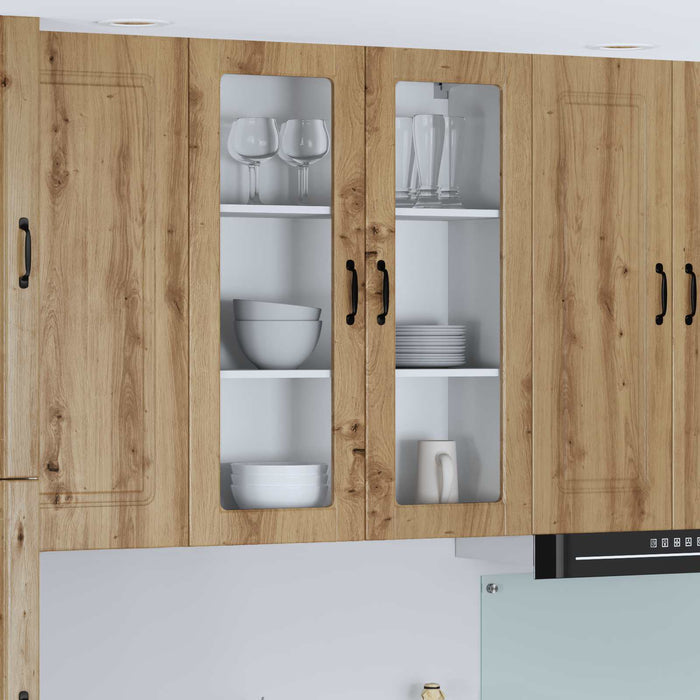 Dulap suspendat de bucătărie Stejar Artizanal 80 x 31 x 100 cm - WALTI WALTI