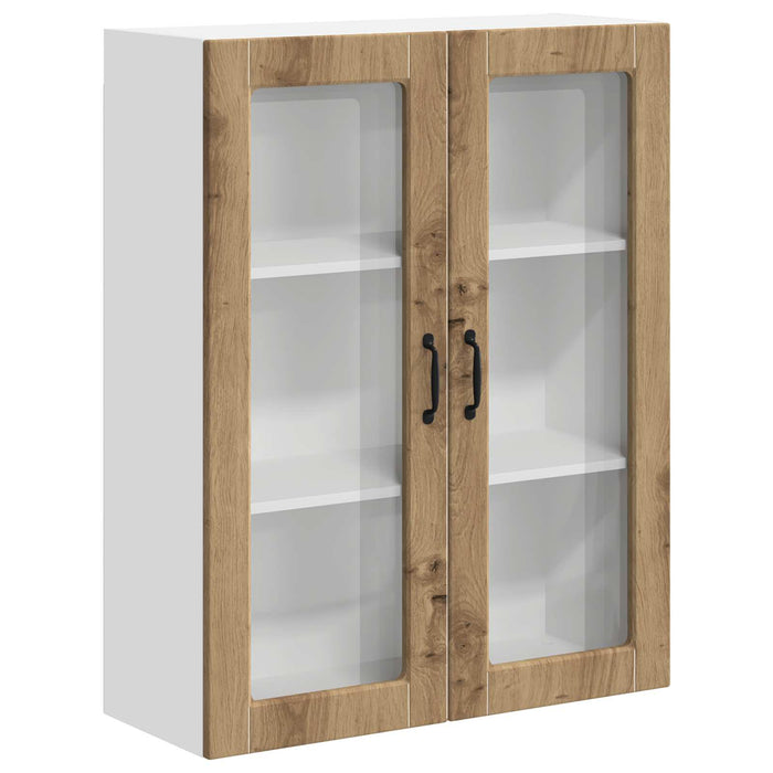 Dulap suspendat de bucătărie Stejar Artizanal 80 x 31 x 100 cm - WALTI WALTI