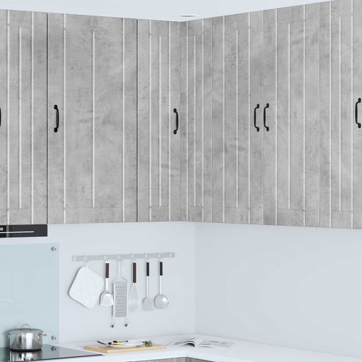 Dulap de bucătărie Gri din beton 57 x 57 x 100 cm Lemn compozit - WALTI WALTI