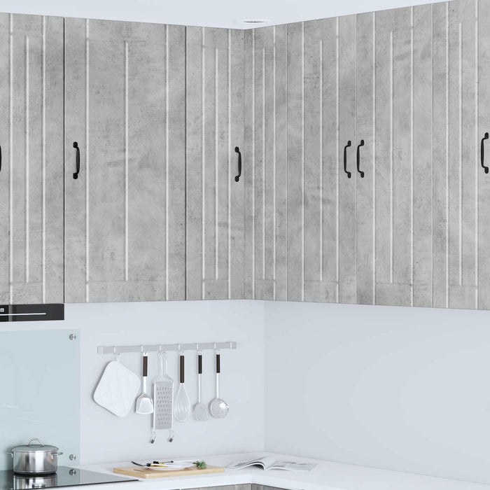 Dulap de bucătărie Gri din beton 57 x 57 x 100 cm Lemn compozit - WALTI WALTI