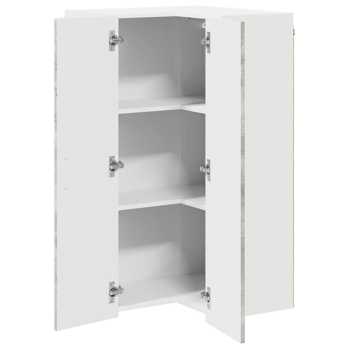 Dulap de bucătărie Gri din beton 57 x 57 x 100 cm Lemn compozit - WALTI WALTI