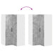 Dulap de bucătărie Gri din beton 57 x 57 x 100 cm Lemn compozit - WALTI WALTI