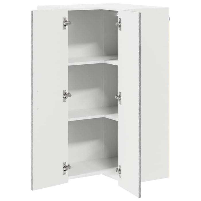 Dulap de bucătărie Gri Sonoma 57 x 57 x 100 cm Lemn compozit - WALTI WALTI