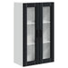 Dulap suspendat de bucătărie Pe perete Negru 60 x 31 x 100 cm - WALTI WALTI