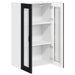 Dulap suspendat de bucătărie Pe perete Negru 60 x 31 x 100 cm - WALTI WALTI