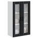 Dulap suspendat de bucătărie Pe perete Negru 60 x 31 x 100 cm - WALTI WALTI