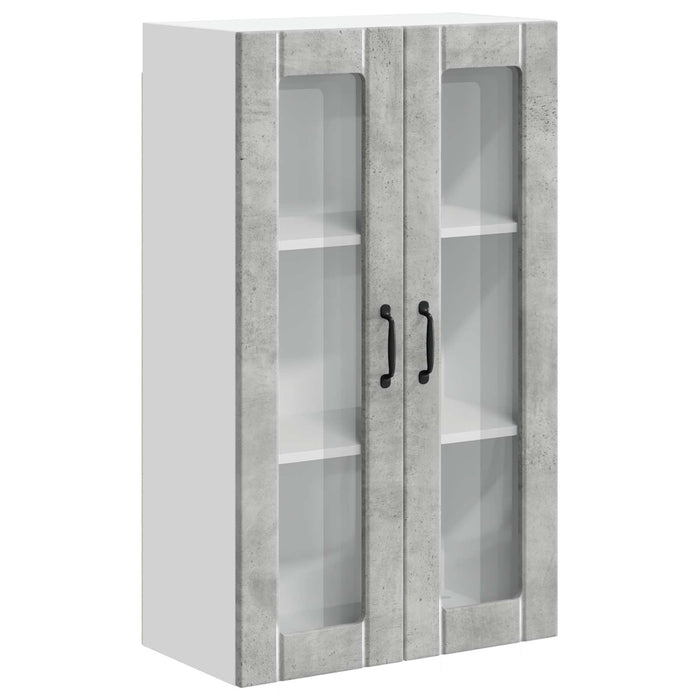 Dulap suspendat de bucătărie Gri din beton 60 x 31 x 100 cm - WALTI WALTI