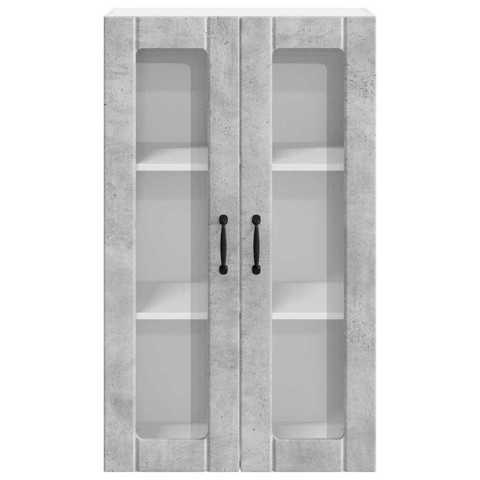 Dulap suspendat de bucătărie Gri din beton 60 x 31 x 100 cm - WALTI WALTI
