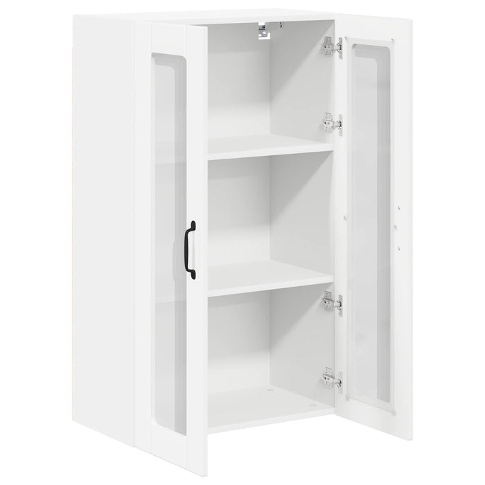 Dulap suspendat de bucătărie cu ușă Alb lucios 60 x 31 x 100 cm - WALTI WALTI