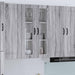 Dulap suspendat de bucătărie cu ușă Gri Sonoma 60 x 31 x 100 cm - WALTI WALTI