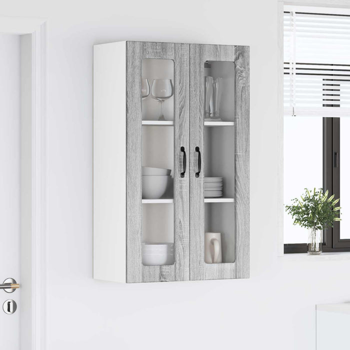 Dulap suspendat de bucătărie cu ușă Gri Sonoma 60 x 31 x 100 cm - WALTI WALTI
