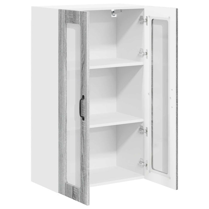 Dulap suspendat de bucătărie cu ușă Gri Sonoma 60 x 31 x 100 cm - WALTI WALTI