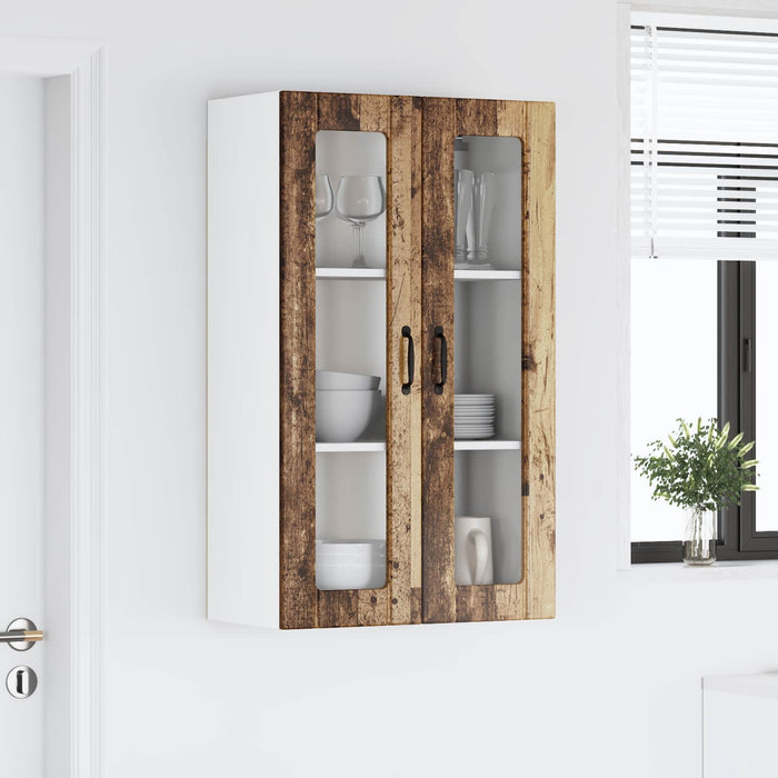 Dulap suspendat de bucătărie cu ușă Lemn vechi 60 x 31 x 100 cm - WALTI WALTI