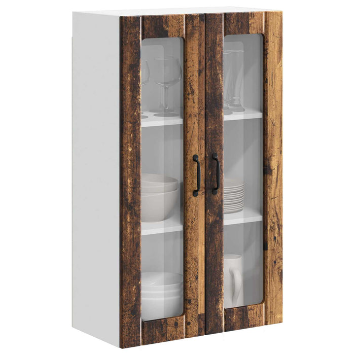 Dulap suspendat de bucătărie cu ușă Lemn vechi 60 x 31 x 100 cm - WALTI WALTI