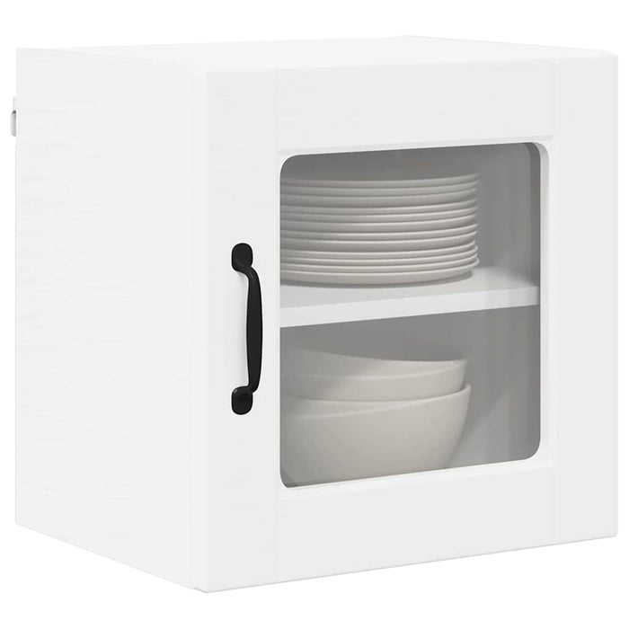 Dulap de bucătărie 2 pcs Alb 40 x 31 x 40 cm Lemn compozit - WALTI WALTI