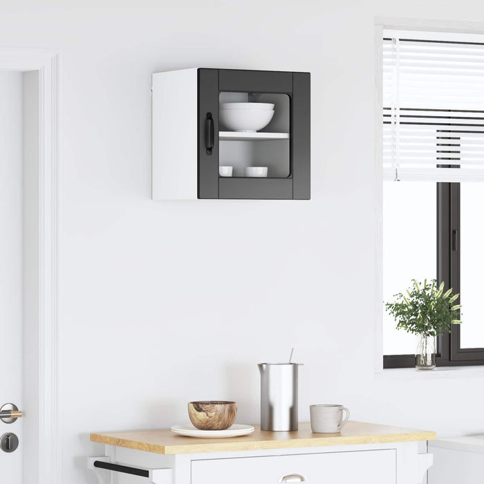 Dulap de bucătărie cu raft Negru 40 x 31 x 40 cm Lemn compozit - WALTI WALTI