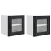 Dulap de bucătărie 2 pcs Negru 40 x 31 x 40 cm Lemn compozit - WALTI WALTI