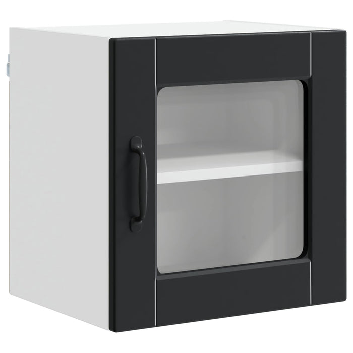 Dulap de bucătărie 2 pcs Negru 40 x 31 x 40 cm Lemn compozit - WALTI WALTI