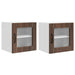 Dulap de bucătărie cu raft 2 pcs Stejar închis 40 x 31 x 40 cm - WALTI WALTI