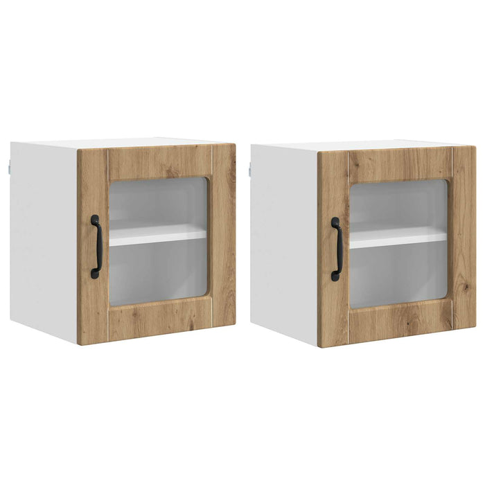 Dulap de bucătărie 2 pcs Stejar Artizanal 40 x 31 x 40 cm - WALTI WALTI