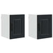 Dulap de bucătărie 2 pcs Negru 30 x 31 x 40 cm Lemn compozit - WALTI WALTI