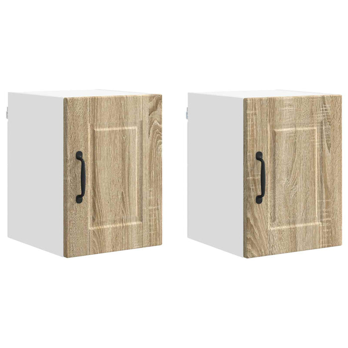 Dulap de bucătărie cu raft 2 pcs Stejar Sonoma 30 x 31 x 40 cm - WALTI WALTI