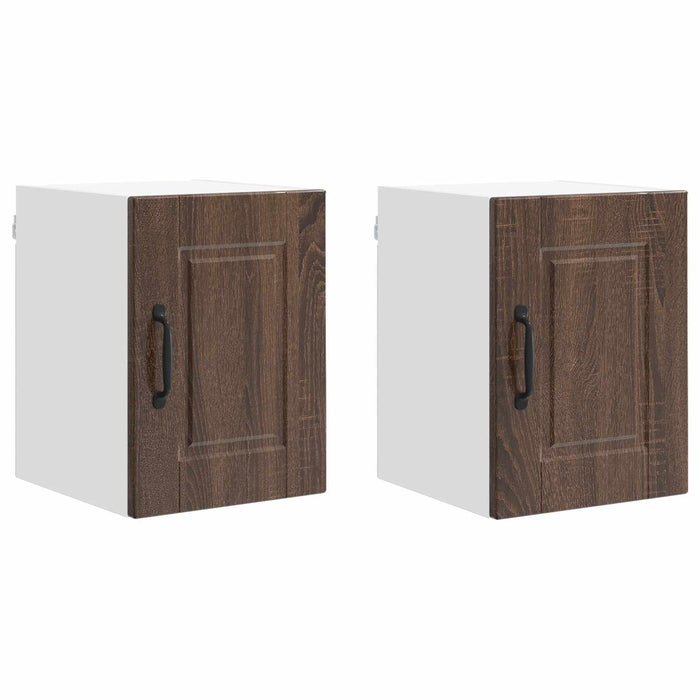 Dulap de bucătărie cu raft 2 pcs Stejar închis 30 x 31 x 40 cm - WALTI WALTI