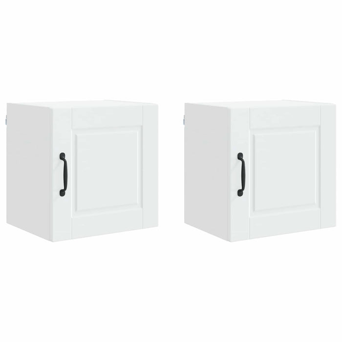 Dulap de bucătărie 2 pcs Alb 40 x 31 x 40 cm Lemn compozit - WALTI WALTI