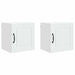 Dulap de bucătărie 2 pcs Alb 40 x 31 x 40 cm Lemn compozit - WALTI WALTI