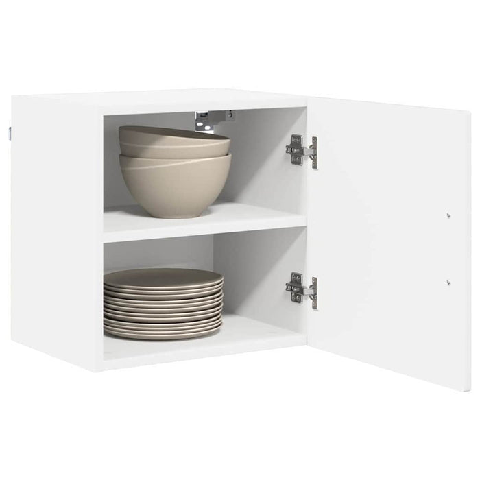 Dulap de bucătărie cu raft 2 pcs Alb lucios 40 x 31 x 40 cm - WALTI WALTI