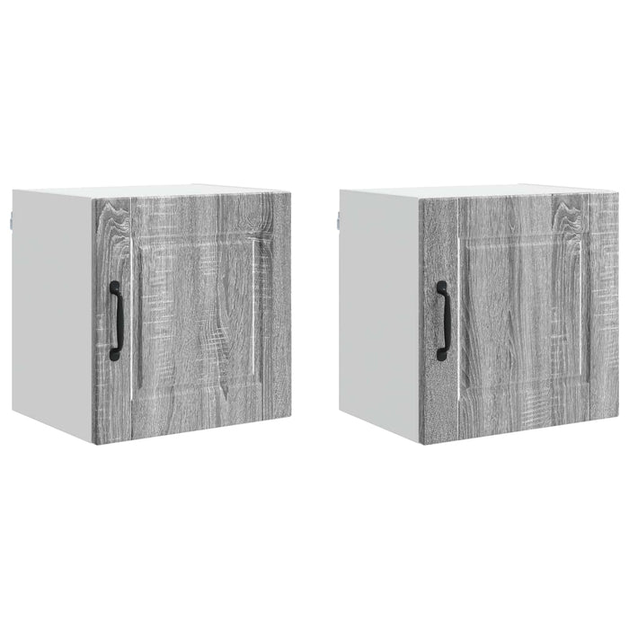Dulap de bucătărie cu raft 2 pcs Gri Sonoma 40 x 31 x 40 cm - WALTI WALTI