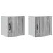 Dulap de bucătărie cu raft 2 pcs Gri Sonoma 40 x 31 x 40 cm - WALTI WALTI