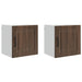 Dulap de bucătărie cu raft 2 pcs Stejar închis 40 x 31 x 40 cm - WALTI WALTI