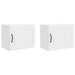 Dulap de bucătărie 2 pcs Alb 50 x 31 x 40 cm Lemn compozit - WALTI WALTI