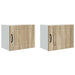 Dulap de bucătărie cu raft 2 pcs Stejar Sonoma 50 x 31 x 40 cm - WALTI WALTI