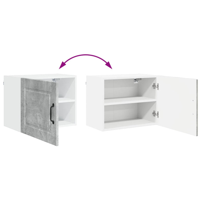 Dulap de bucătărie Gri din beton 50 x 31 x 40 cm Lemn compozit - WALTI WALTI