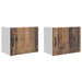 Dulap de bucătărie cu raft 2 pcs Lemn vechi 50 x 31 x 40 cm - WALTI WALTI