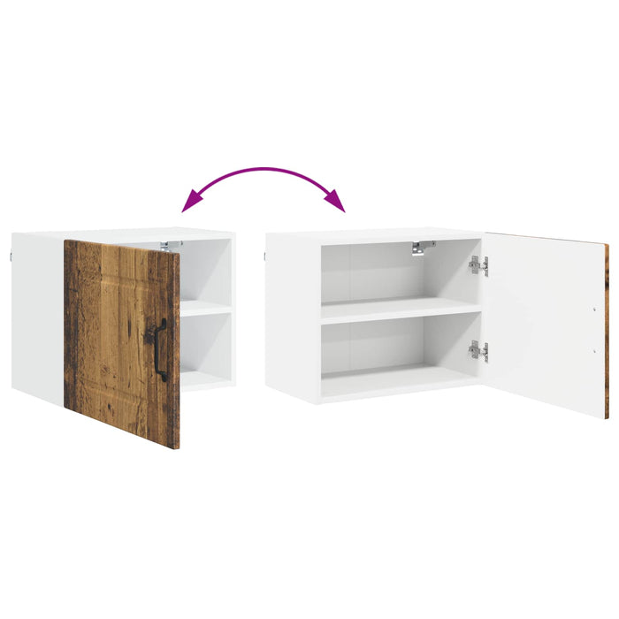 Dulap de bucătărie cu raft 2 pcs Lemn vechi 50 x 31 x 40 cm - WALTI WALTI