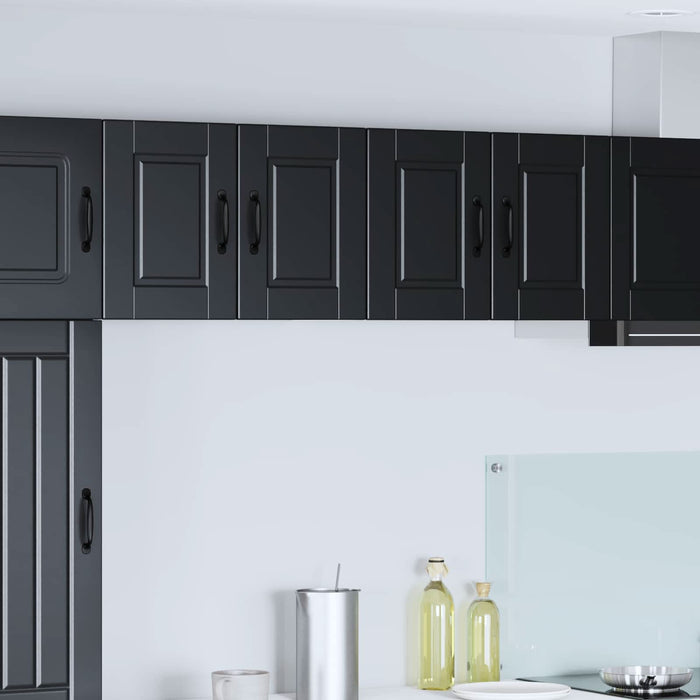 Dulap de bucătărie 2 pcs Negru 60 x 31 x 40 cm Lemn compozit - WALTI WALTI