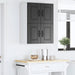Dulap de bucătărie 2 pcs Negru 60 x 31 x 40 cm Lemn compozit - WALTI WALTI