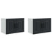 Dulap de bucătărie 2 pcs Negru 60 x 31 x 40 cm Lemn compozit - WALTI WALTI