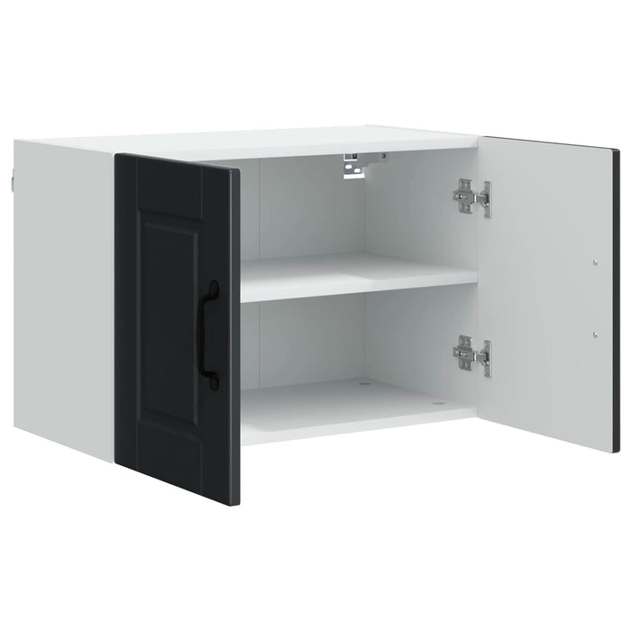 Dulap de bucătărie 2 pcs Negru 60 x 31 x 40 cm Lemn compozit - WALTI WALTI
