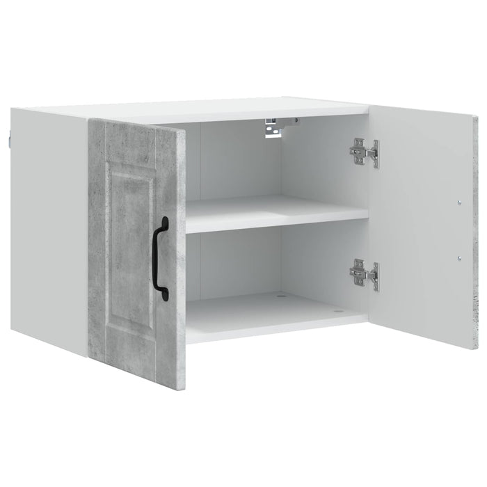 Dulap de bucătărie cu raft 2 pcs Gri din beton 60 x 31 x 40 cm - WALTI WALTI